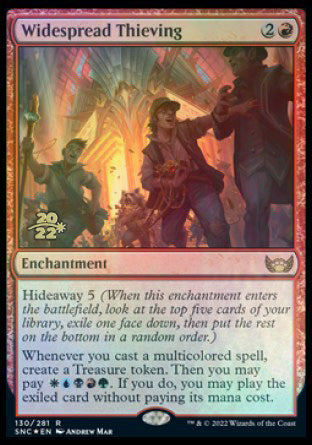 Widespread Thieving [Streets of New Capenna Prerelease Promos] | Mega City Incorporated