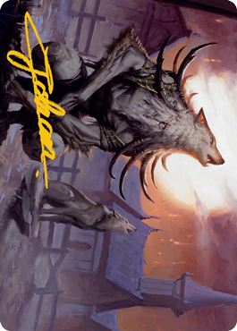 Lord of the Ulvenwald Art Card (Gold-Stamped Signature) [Innistrad: Midnight Hunt Art Series] | Mega City Incorporated