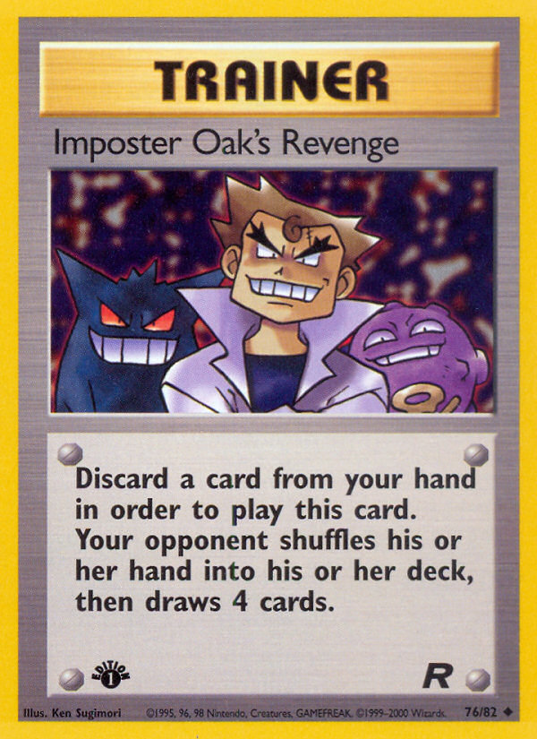 Imposter Oak's Revenge (76/82) [Team Rocket 1st Edition] | Mega City Incorporated