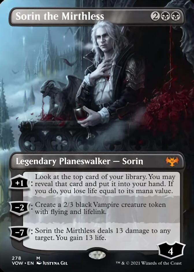 Sorin the Mirthless (Borderless) [Innistrad: Crimson Vow] | Mega City Incorporated