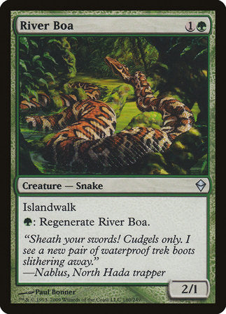 River Boa [Zendikar] | Mega City Incorporated