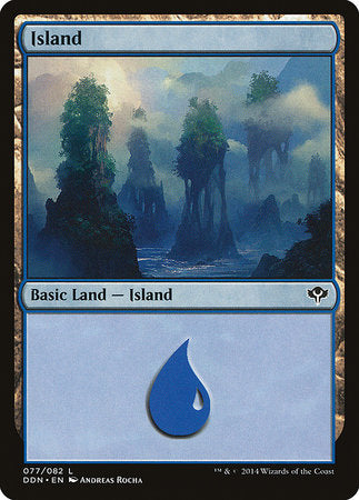 Island (77) [Duel Decks: Speed vs. Cunning] | Mega City Incorporated