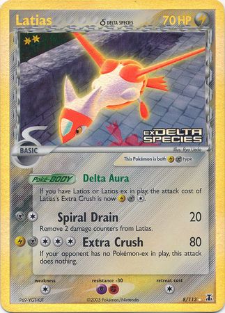 Latias (8/113) (Delta Species) (Stamped) [EX: Delta Species] | Mega City Incorporated