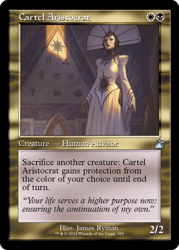 Cartel Aristocrat (Retro Frame) [Ravnica Remastered] | Mega City Incorporated