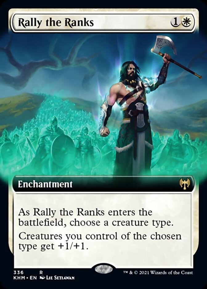 Rally the Ranks (Extended Art) [Kaldheim] | Mega City Incorporated