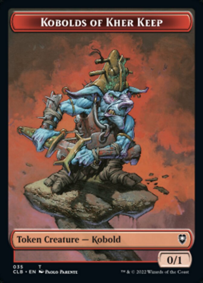 Kobolds of Kher Keep // Treasure Double-sided Token [Commander Legends: Battle for Baldur's Gate Tokens] | Mega City Incorporated