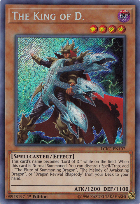 The King of D. [LCKC-EN107] Secret Rare | Mega City Incorporated