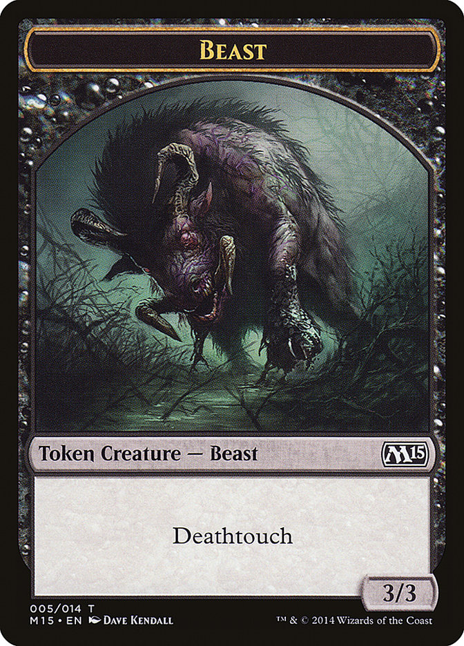 Beast (005/014) [Magic 2015 Tokens] | Mega City Incorporated