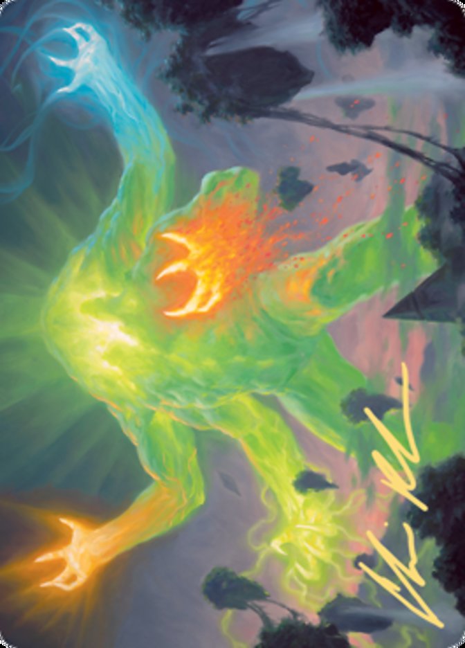 Omnath, Locus of Creation Art Card (Gold-Stamped Signature) [Zendikar Rising Art Series] | Mega City Incorporated