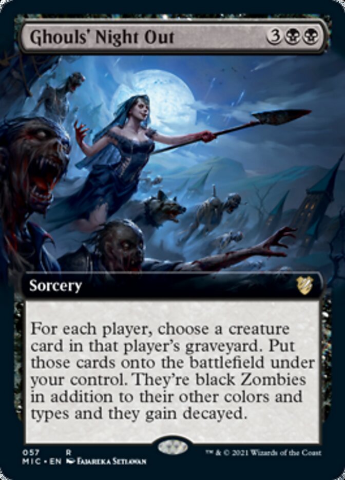 Ghouls' Night Out (Extended) [Innistrad: Midnight Hunt Commander] | Mega City Incorporated