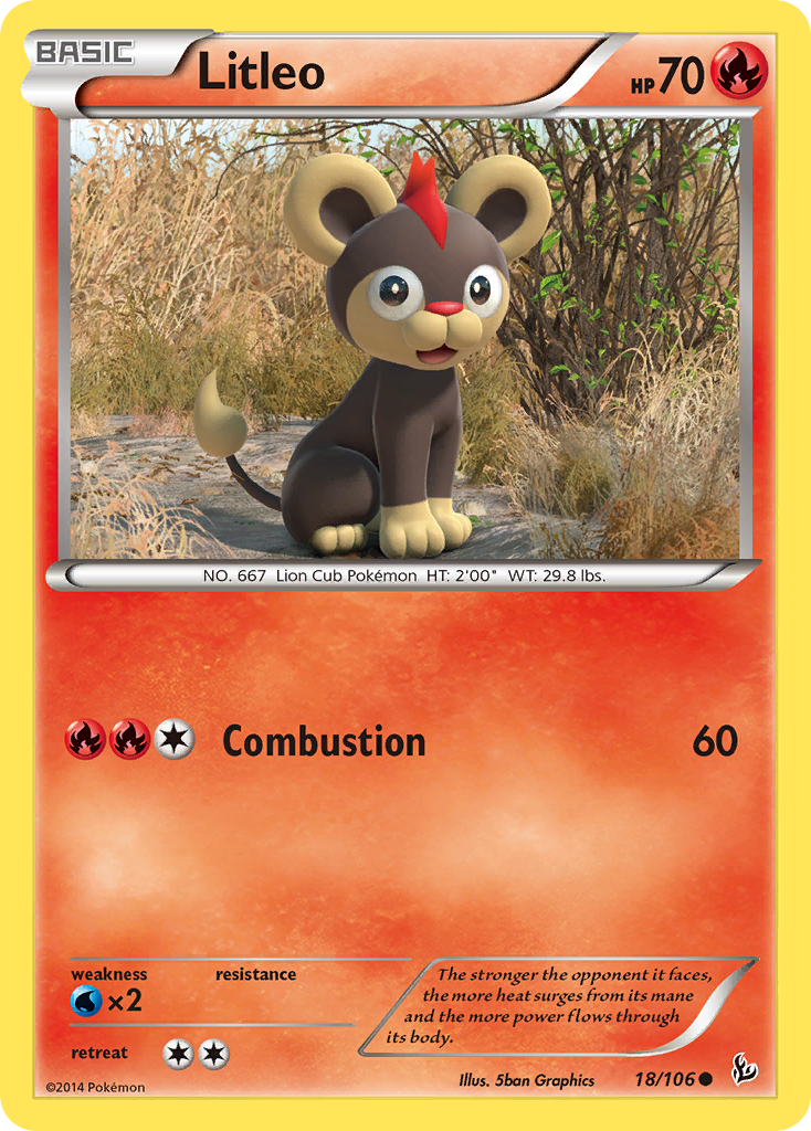 Litleo (18/106) [XY: Flashfire] | Mega City Incorporated