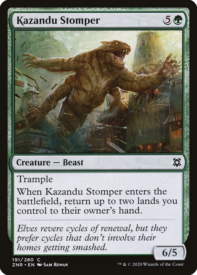 Kazandu Stomper [Zendikar Rising] | Mega City Incorporated