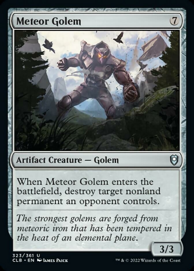 Meteor Golem [Commander Legends: Battle for Baldur's Gate] | Mega City Incorporated