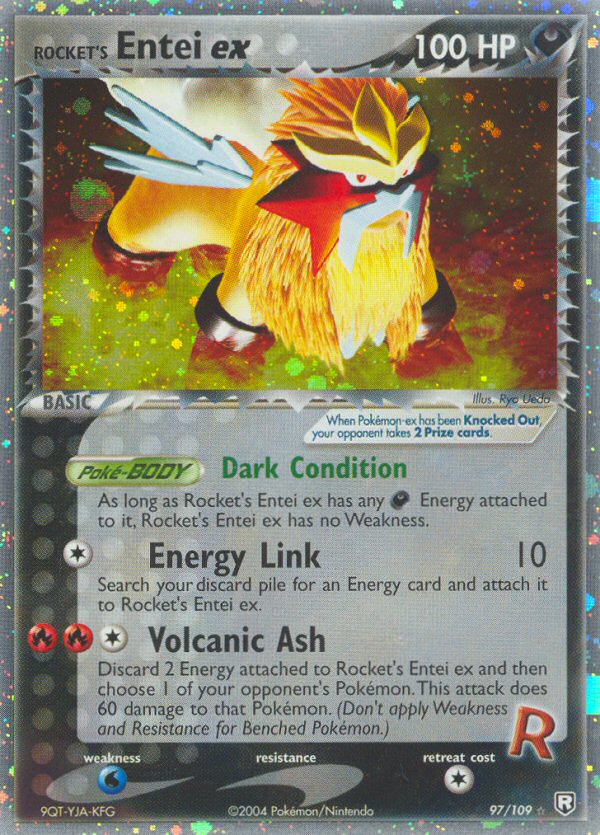 Rocket's Entei ex (97/109) [EX: Team Rocket Returns] | Mega City Incorporated