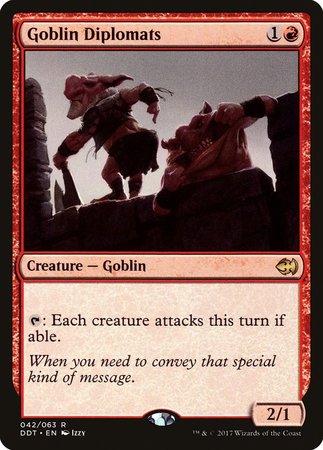 Goblin Diplomats [Duel Decks: Merfolk vs. Goblins] | Mega City Incorporated