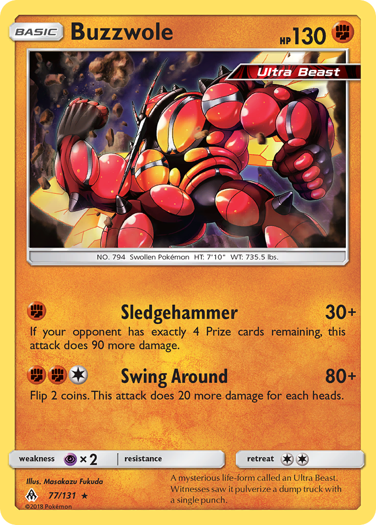 Buzzwole (77/131) [Sun & Moon: Forbidden Light] | Mega City Incorporated