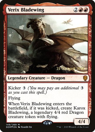 Verix Bladewing [Dominaria Promos] | Mega City Incorporated