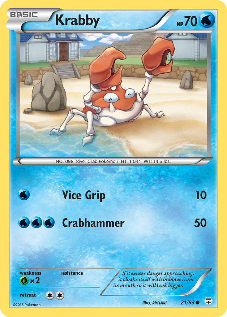 Krabby (21/83) [XY: Generations] | Mega City Incorporated