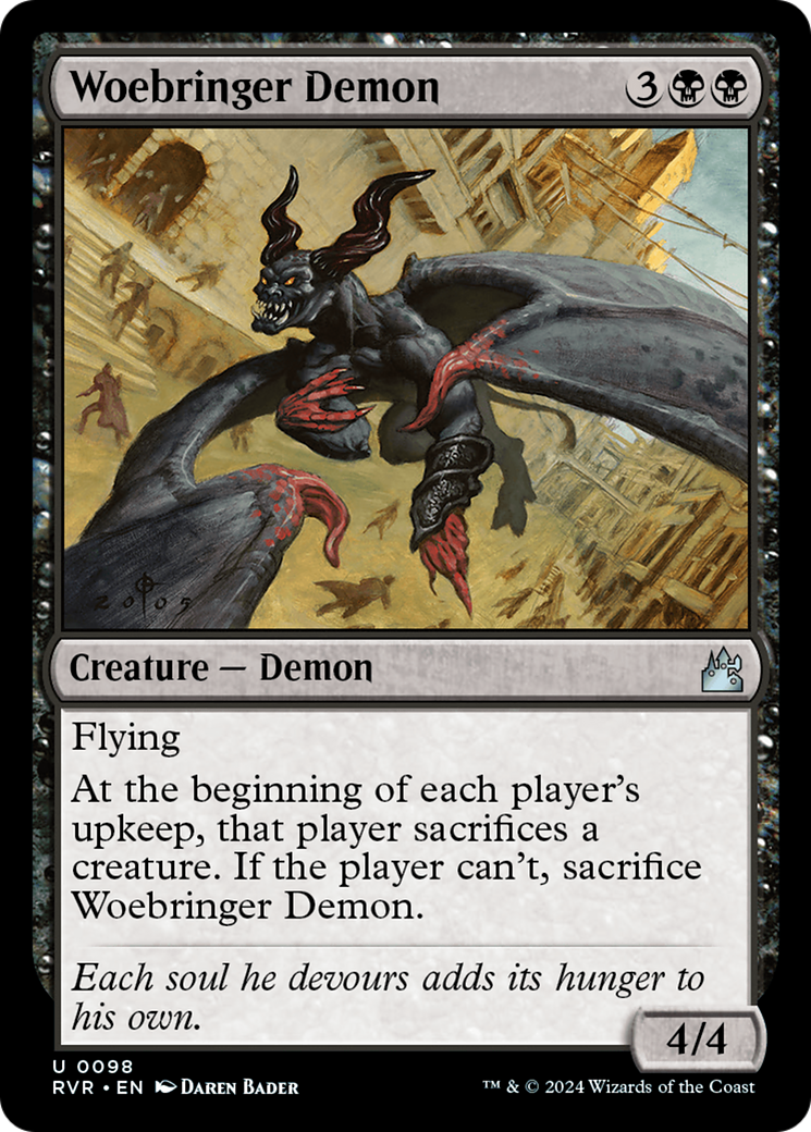 Woebringer Demon [Ravnica Remastered] | Mega City Incorporated