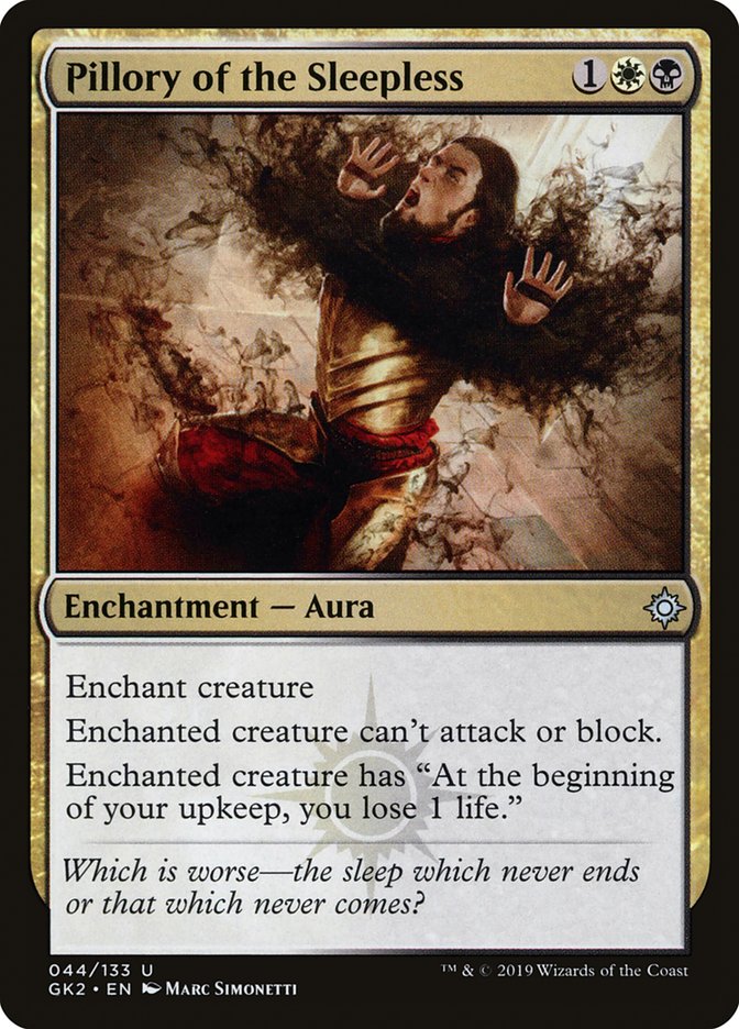 Pillory of the Sleepless [Ravnica Allegiance Guild Kit] | Mega City Incorporated