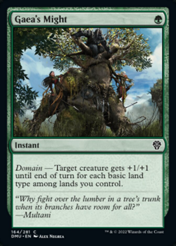 Gaea's Might [Dominaria United] | Mega City Incorporated