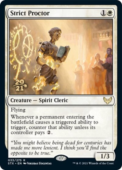 Strict Proctor [Strixhaven: School of Mages Prerelease Promos] | Mega City Incorporated