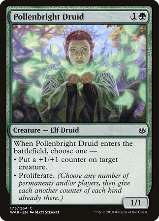 Pollenbright Druid [War of the Spark] | Mega City Incorporated