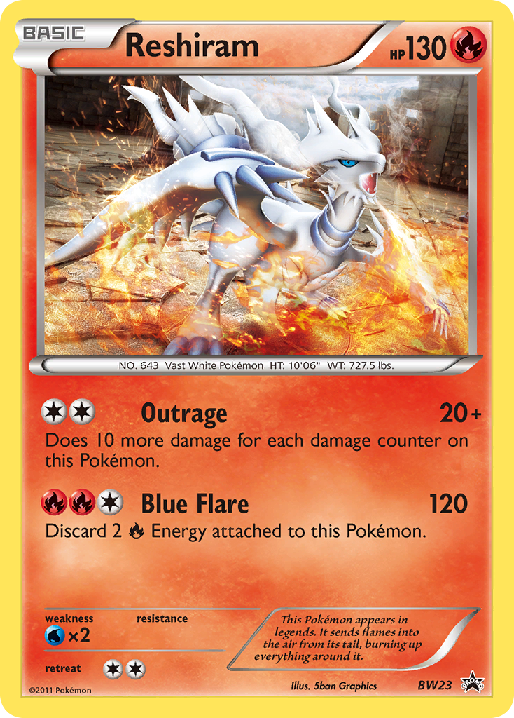 Reshiram (BW23) [Black & White: Black Star Promos] | Mega City Incorporated