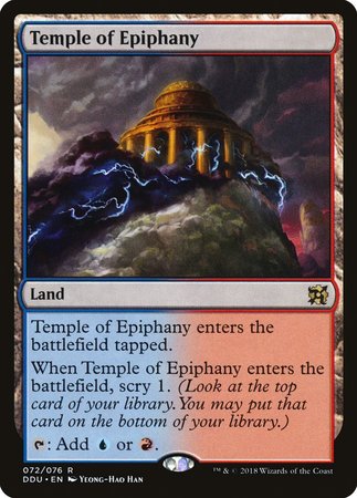 Temple of Epiphany [Duel Decks: Elves vs. Inventors] | Mega City Incorporated