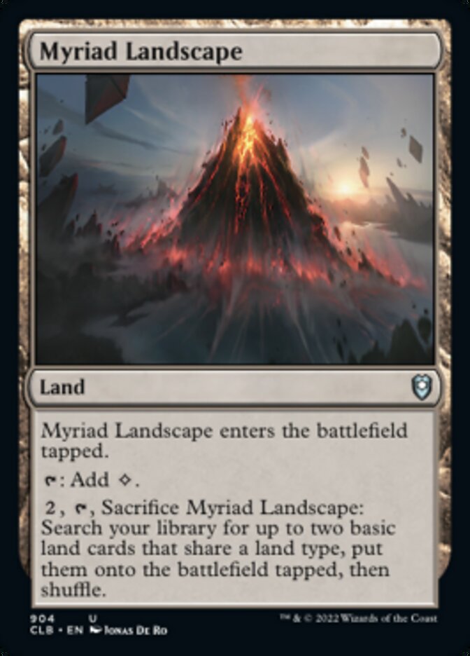 Myriad Landscape [Commander Legends: Battle for Baldur's Gate] | Mega City Incorporated