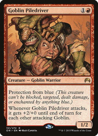 Goblin Piledriver [Magic Origins] | Mega City Incorporated