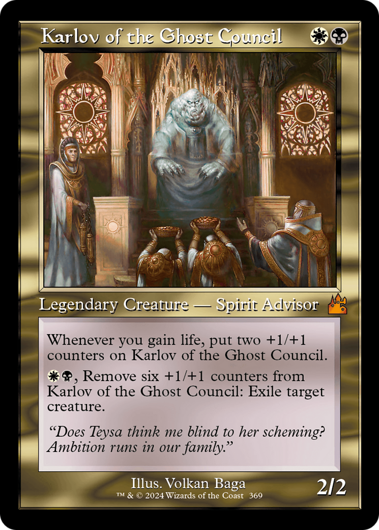 Karlov of the Ghost Council (Retro Frame) [Ravnica Remastered] | Mega City Incorporated