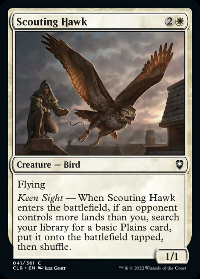 Scouting Hawk [Commander Legends: Battle for Baldur's Gate] | Mega City Incorporated