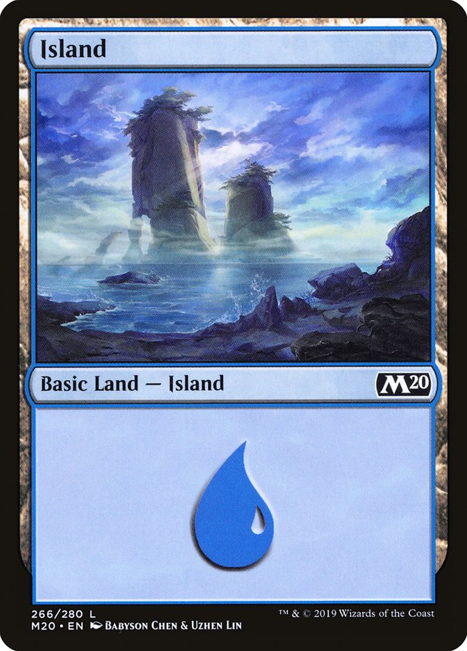 Island (#266) [Core Set 2020] | Mega City Incorporated