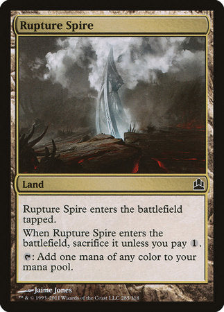 Rupture Spire [Commander 2011] | Mega City Incorporated