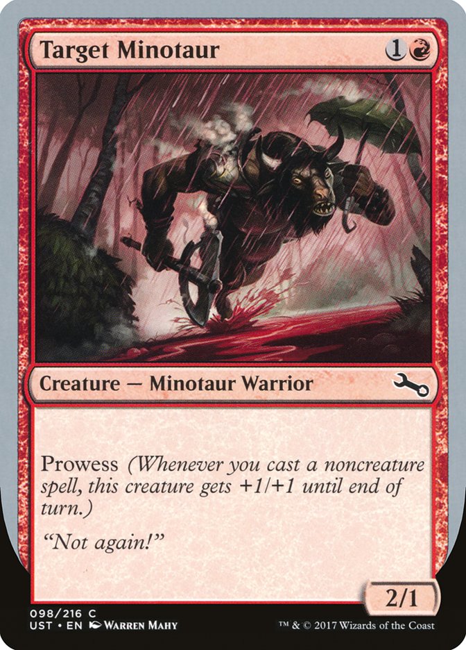 Target Minotaur (Rain Art) [Unstable] | Mega City Incorporated