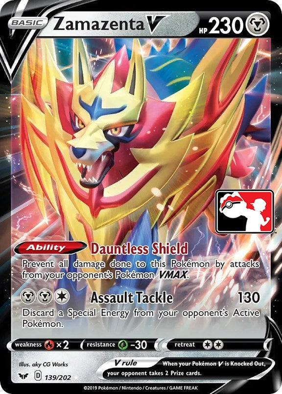 Zamazenta V (139/202) [Prize Pack Series One] | Mega City Incorporated