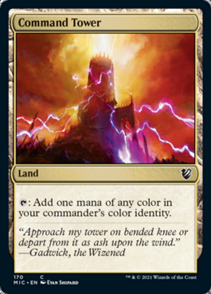 Command Tower [Innistrad: Midnight Hunt Commander] | Mega City Incorporated