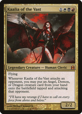 Kaalia of the Vast [Commander 2011] | Mega City Incorporated