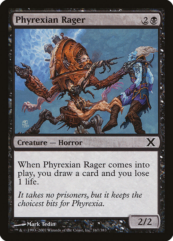 Phyrexian Rager [Tenth Edition] | Mega City Incorporated