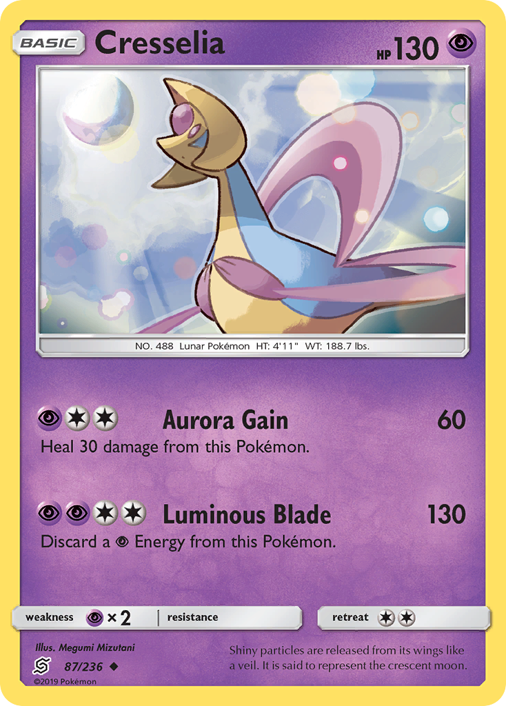 Cresselia (87/236) [Sun & Moon: Unified Minds] | Mega City Incorporated