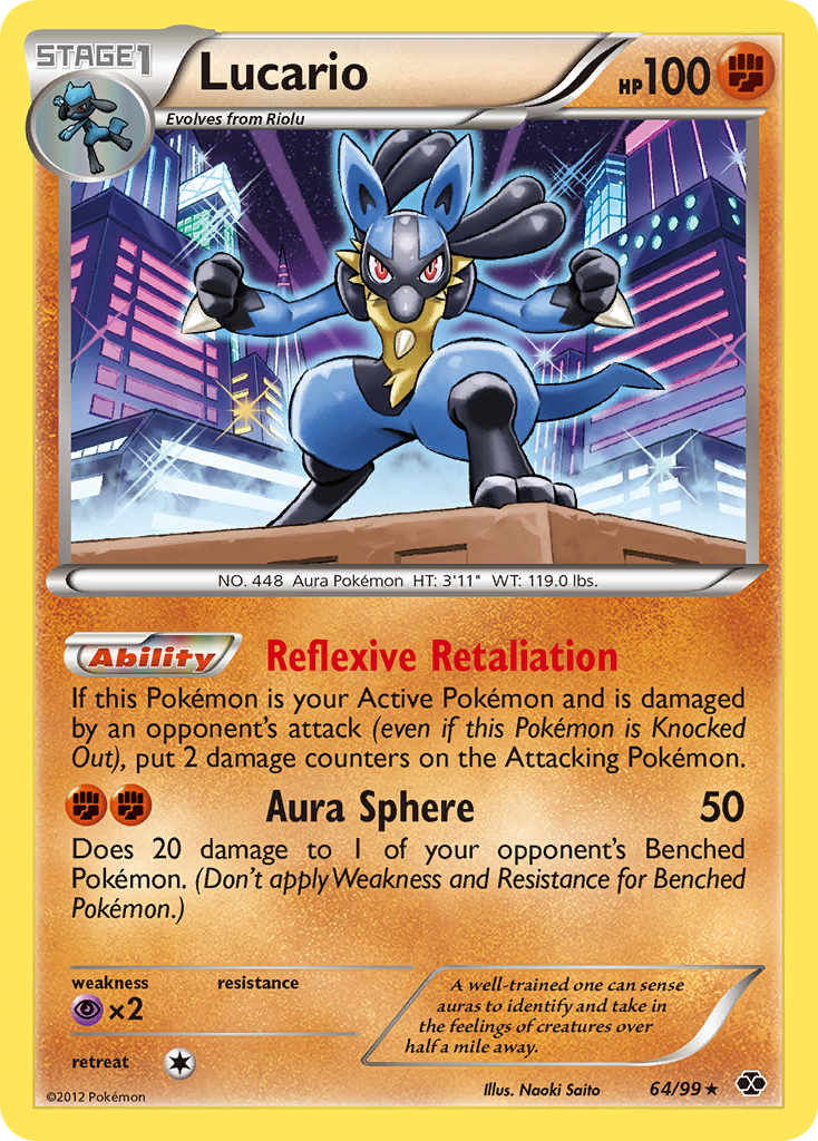 Lucario (64/99) [Black & White: Next Destinies] | Mega City Incorporated