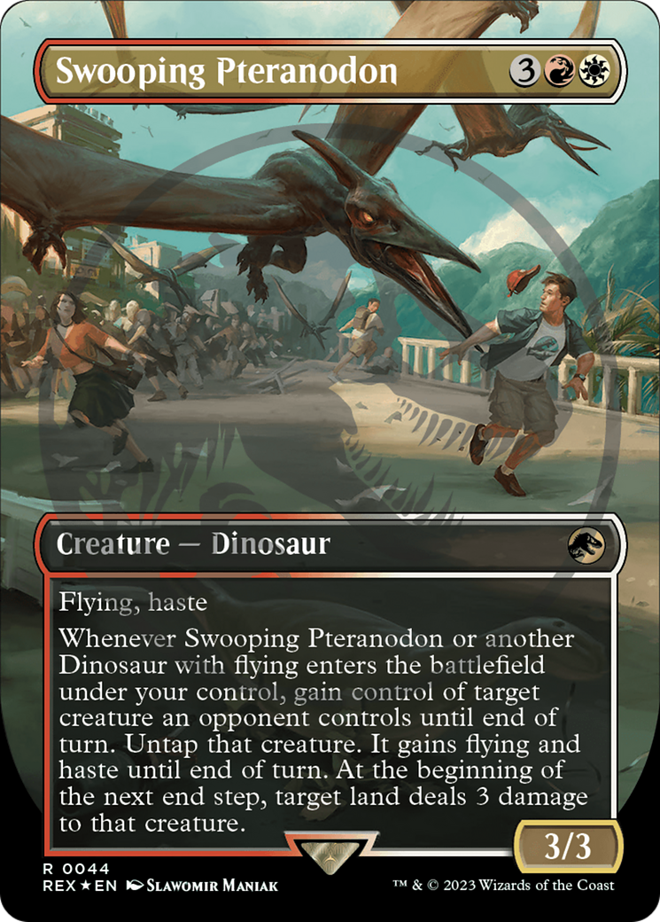 Swooping Pteranodon Emblem (Borderless) [Jurassic World Collection Tokens] | Mega City Incorporated