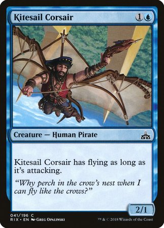 Kitesail Corsair [Rivals of Ixalan] | Mega City Incorporated