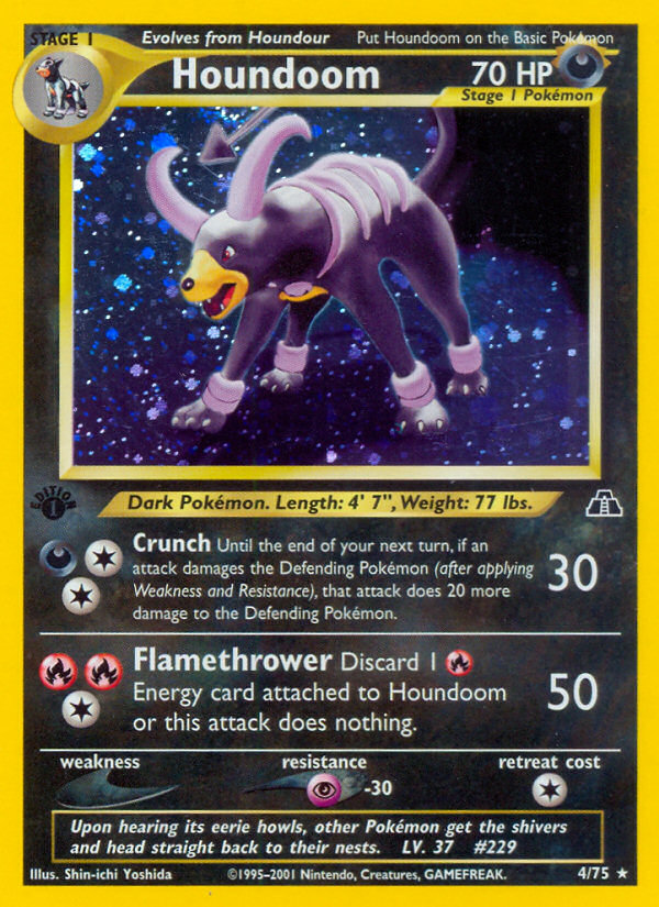 Houndoom (4/75) [Neo Discovery 1st Edition] | Mega City Incorporated