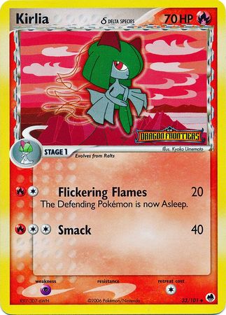 Kirlia (33/101) (Delta Species) (Stamped) [EX: Dragon Frontiers] | Mega City Incorporated