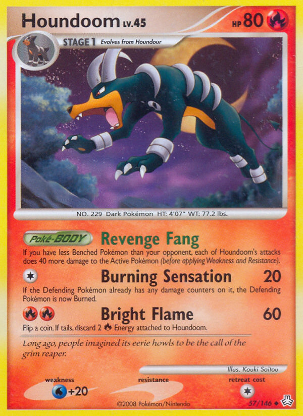 Houndoom (57/146) [Diamond & Pearl: Legends Awakened] | Mega City Incorporated