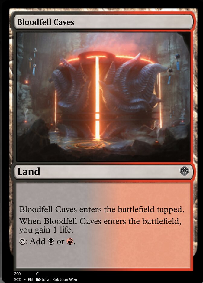 Bloodfell Caves [Starter Commander Decks] | Mega City Incorporated