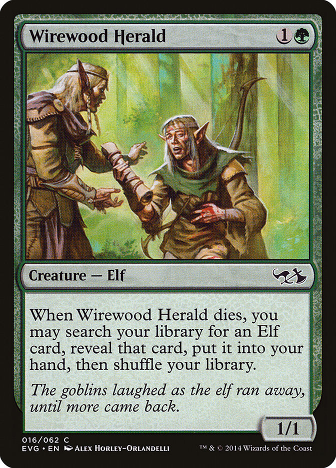 Wirewood Herald (Elves vs. Goblins) [Duel Decks Anthology] | Mega City Incorporated