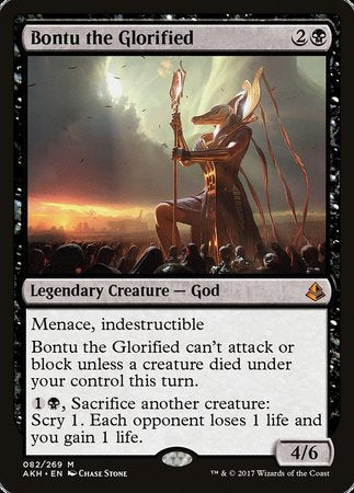 Bontu the Glorified [Amonkhet] | Mega City Incorporated